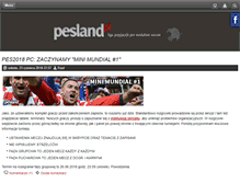 Tablet Screenshot of pesland.pl